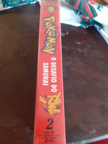 Fita VHS Pokémon - O Desafio do Samurai nº 2 Dublado Paris Filmes. Em  estado de