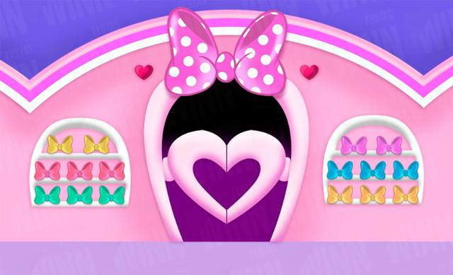 Painel de Festa Infantil Minnie Meninas Desenho - Foto 4