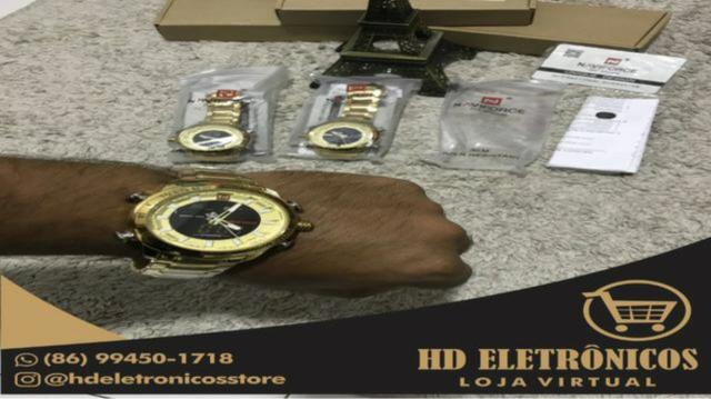 Promoção só HOJE relógio Naviforce original lacrado analógico e Digital - Foto 5