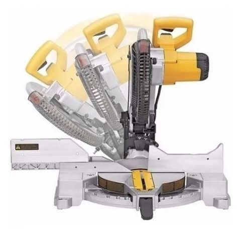 Serra Esquadria 12" 1600W 220V Dewalt Dw715 Madeira Aluminio - Foto 6