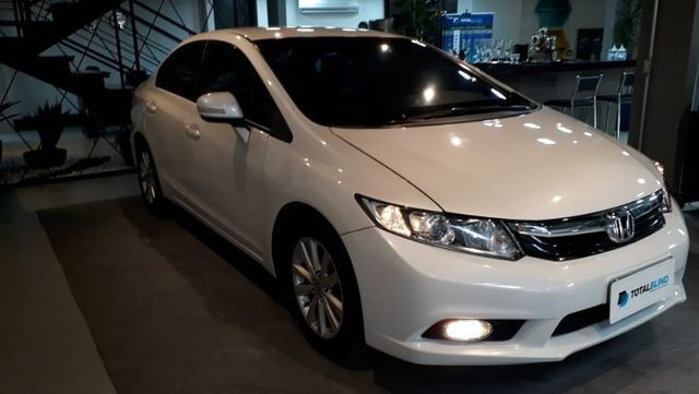 Blindado Honda Civic lxr Flex 13/14 80.000 km - Foto 4