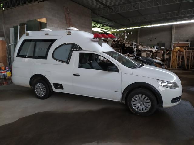 Vw Saveiro ambulância 2011. Barato - Foto 5