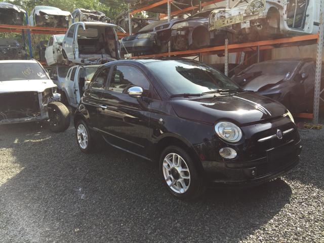 Sucata Fiat 500 dualogic 1.4 16v bancos de couro
