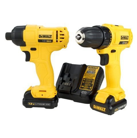 Furadeira Parafusadeira Combo 3/8" 12V Dewalt DCK201C2 - Foto 2