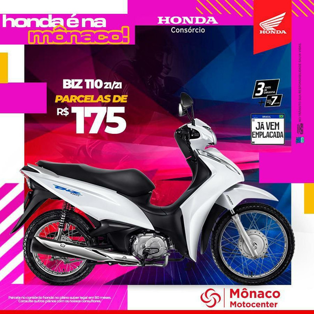 CONSÓRCIO HONDA 2021