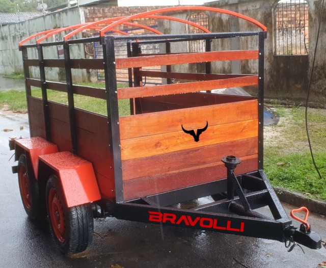 Carretinha BRAVOLLI ' PA - Reboque Bravo com suporte e garantia  - Foto 4