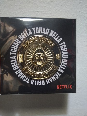 Moeda comemorativa série La Casa de Papel