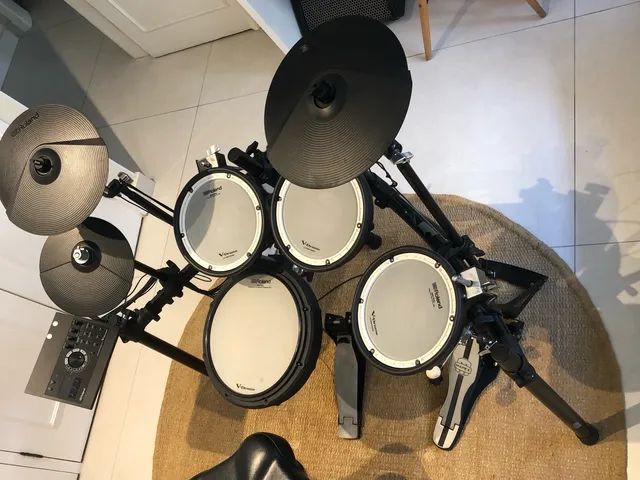 Bateria Eletrônica Roland Td17kvV-Drums Semi-nova - Foto 3