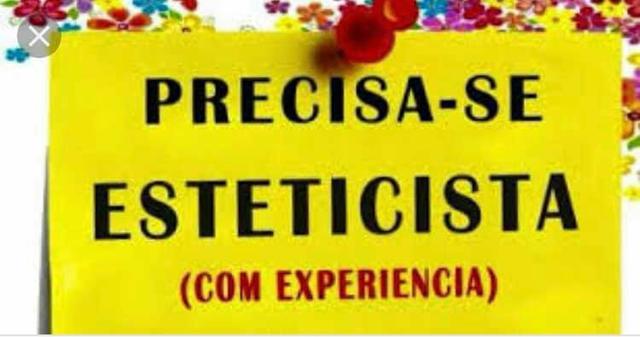 Contrata-se Esteticista