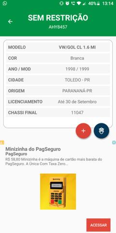 Gol 1.6 8v 1999 branco - Foto 10