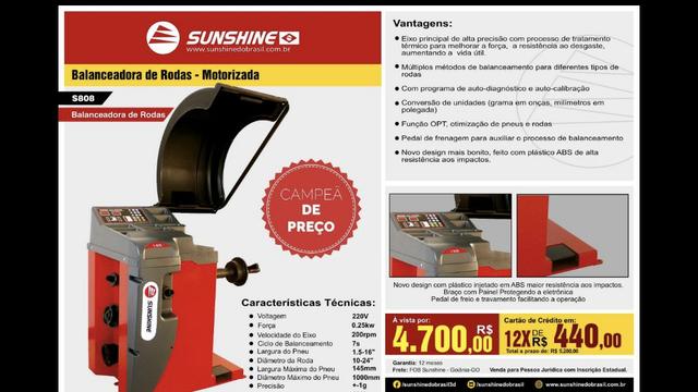 Balanceadora de todas motorizada