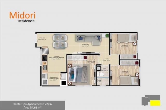 Apartamento com 3 quartos no afonso pena - são josé dos pinhais/pr - Foto 18