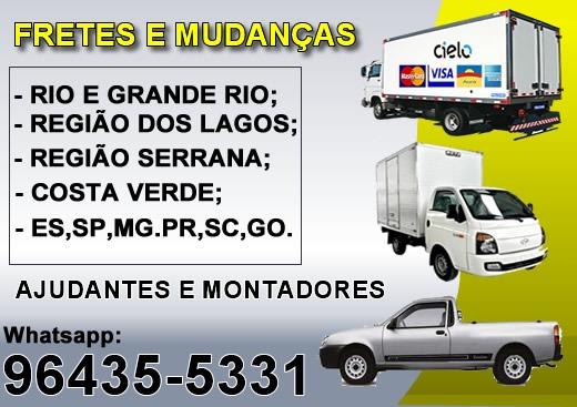 Fretes, Carretos e Mudanças / Rio e Grande Rio / Ajudante e Montador