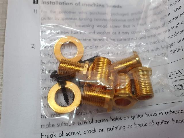 Tarrachas Gotoh Les Paul/Violão - Douradas - TOP!! - Foto 4