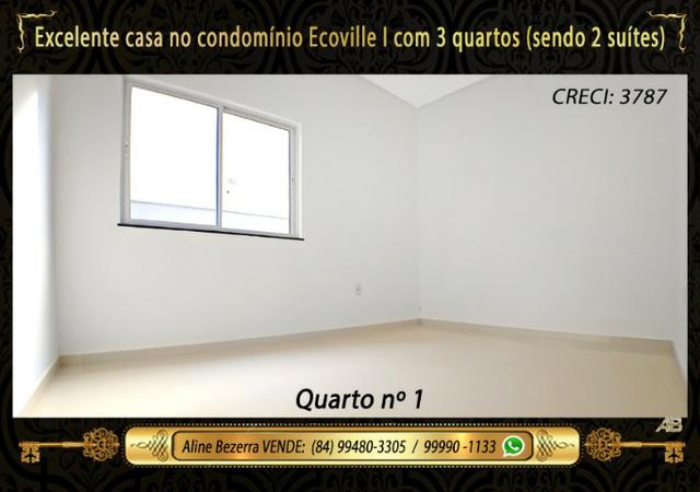 Casa com 3 quartos sendo 2 suítes no Ecoville, alta qualidade, aceita financiamento - Foto 11