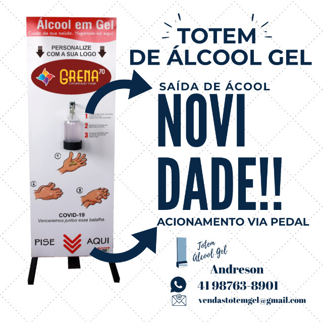 Totem álcool gel