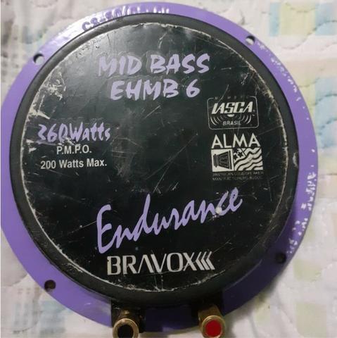 Mid Bass Bravox Endurance Roxo 6 Pol. 100 Rms - Foto 2
