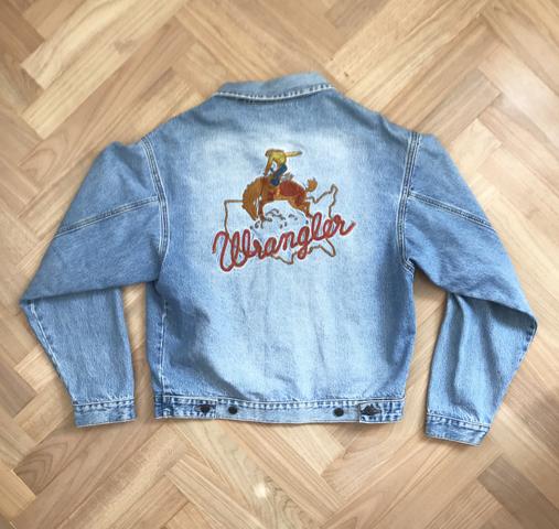 Jaqueta Wrangler jeans bordada | Country | Western | Cowboy | Cowgirl