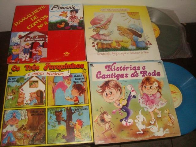 Infantil, Lote com 40 Lps vinil, Historinhas. - Foto 5