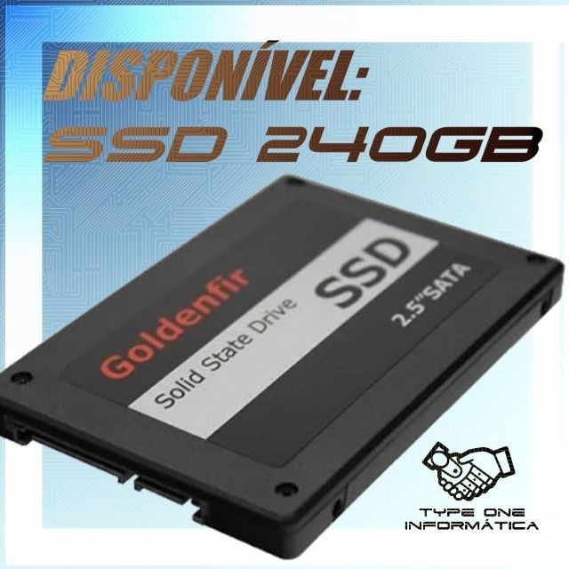 SSD 240GB Goldenfir - Garantia 3 meses - 10x Faster
