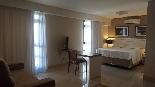 Apartamento 1 quarto mobiliado no Golden Tulip Setor Oeste - Goiânia - GO