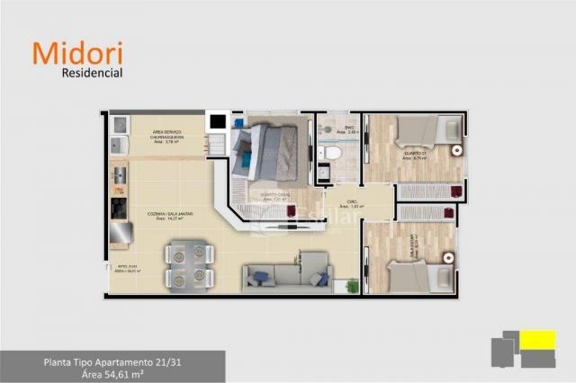 Apartamento com 3 quartos no afonso pena - são josé dos pinhais/pr - Foto 7