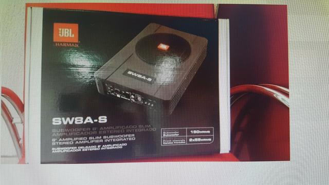 Caixa de som Slin JBL 8 polegas amplificada novinha - Foto 4