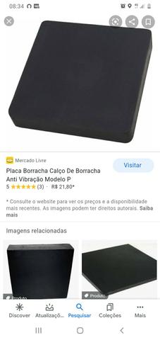 Placa,apoio e calço de borracha - Foto 2