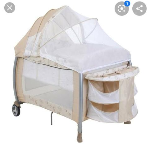 Berço desse modelo completo tem o trocador, colchão