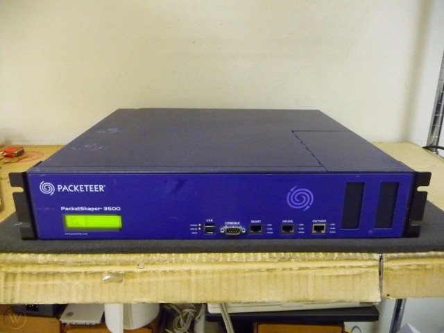 PacketShaper 3500 PS3500 Network Performance Load Balancer Appliance