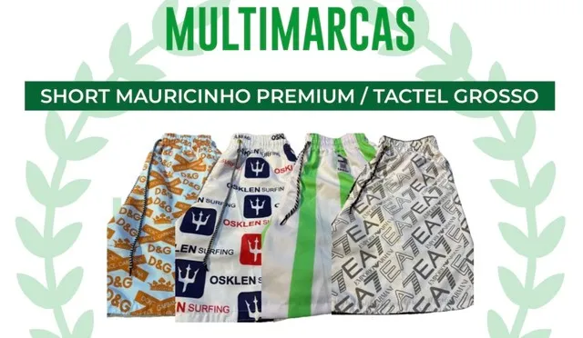 SHORTS MAURICINHOS TACTEL GROSSO