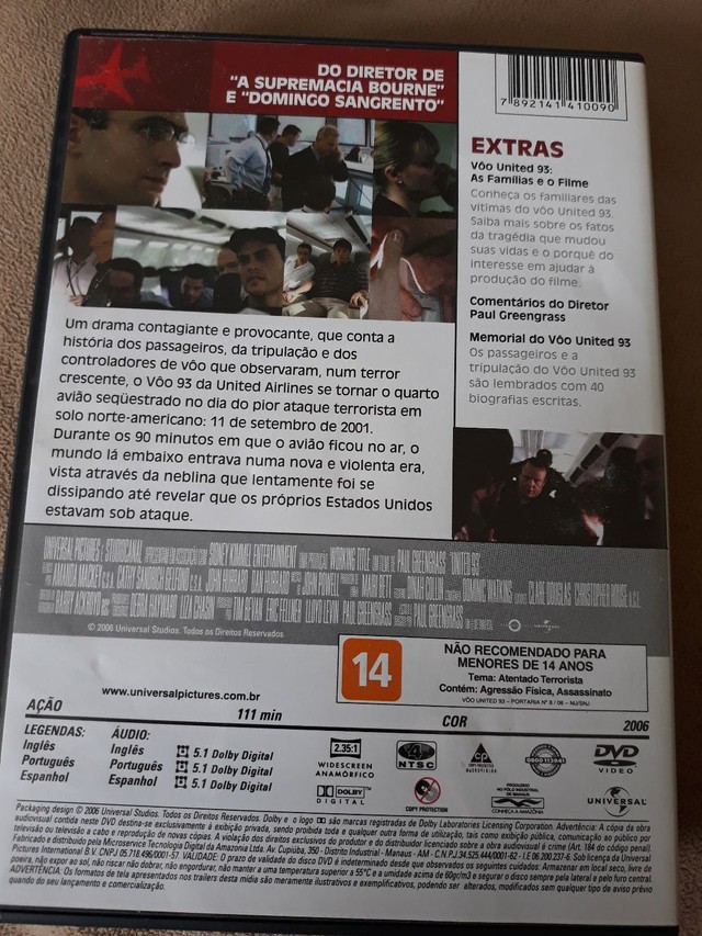 DVD Vôo United 93 - Foto 2