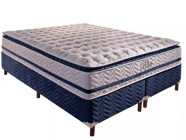 COLCHÃO MOLAS ENSACADAS QUEEN EPS 10cm LD!! - Foto 4