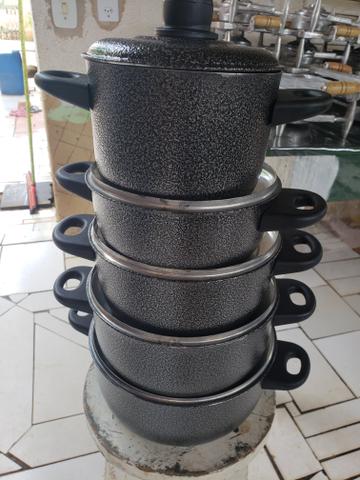 Jogo de panelas craqueadas - Foto 2