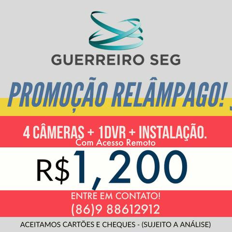 Promoção câmera de vigilância que filma colorido no escuro - Foto 2