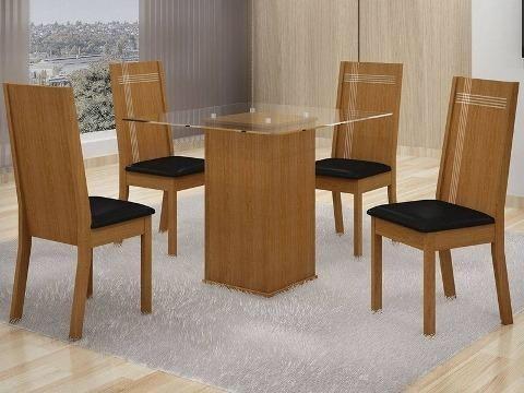 Oferta 2019! Conjunto de Mesa Havana com 4 cadeiras