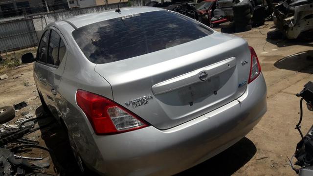 Sucata Nissan Versa 1.6 16v Flex 2012 Para Retirada De Peças