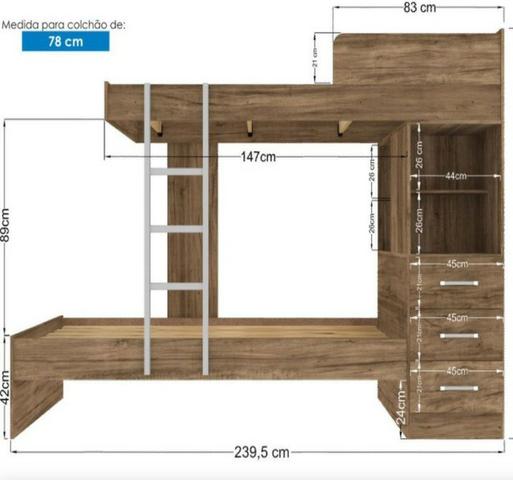 Beliche havana plus com auxiliar zapp * - Foto 4