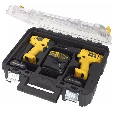 Furadeira Parafusadeira Combo 3/8" 12V Dewalt DCK201C2 - Foto 4
