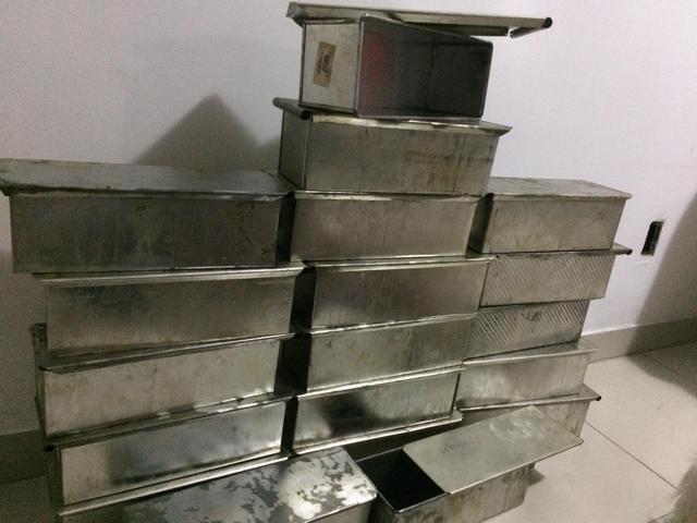 Assadeiras de pão de forma em inox