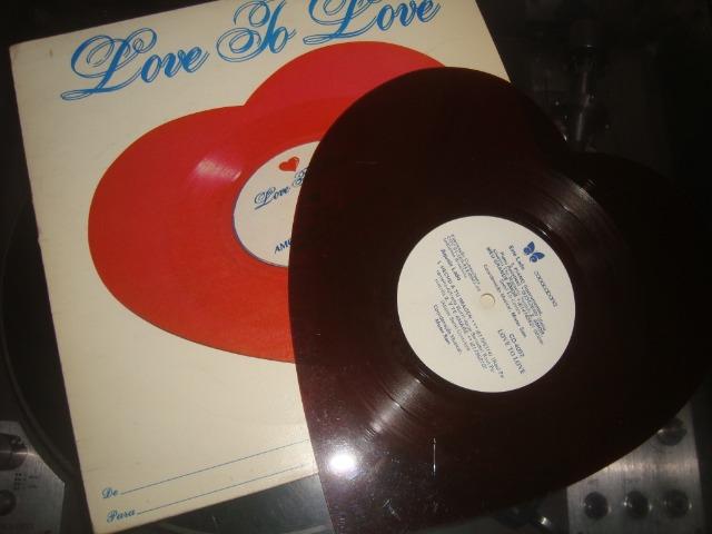 Disco Vinil formato coração, Love to Love, Magnetic Sounds, Gretchen. - Foto 4
