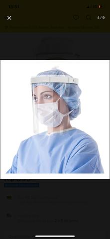 Máscara de proteção facial shield - Foto 4