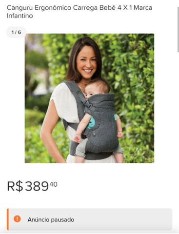 Canguru Ergonómico Infantino