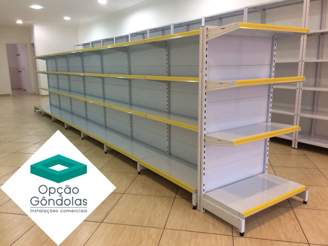 Gôndolas de Aço Linha Premium Flex e Acessórios>> Direto de fábrica