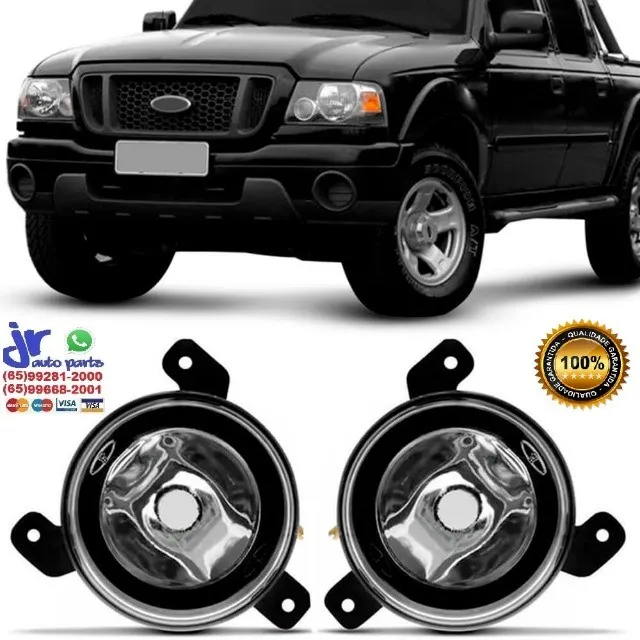 Par Farol de Milha Ford Ranger 2005 2006 2007 2008 2009 Auxiliar Neblina