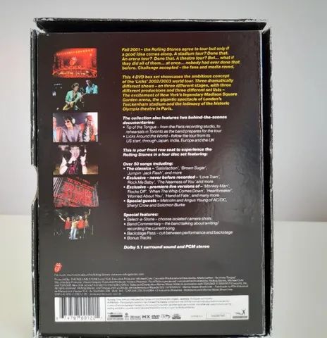4 DVDs - Box do Rolling Stones - Foto 3