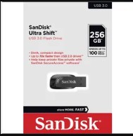 Pen drive Sandisk Ultra Shift 256Gb Usb 3.0