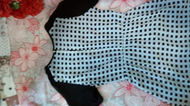 Vestido Estampado Quadricular - Foto 6