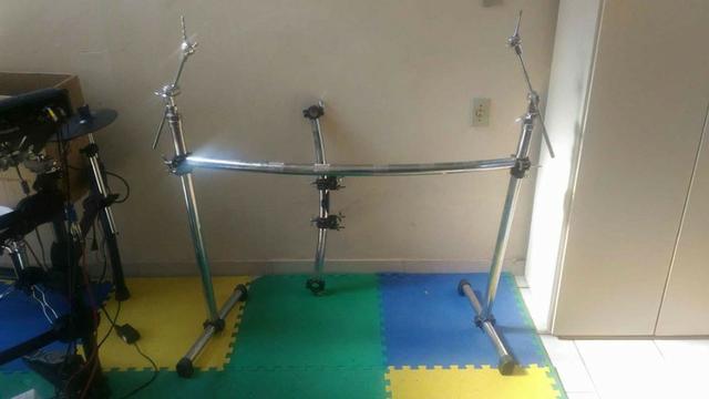 Rack Adah C/ 2 Clamps E 2 Extensores P/ Prato + Frente Extra