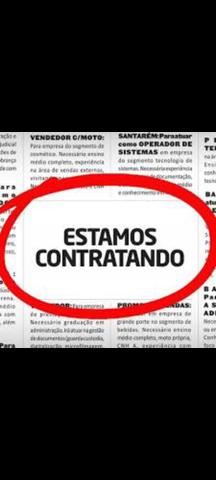 Vaga de emprego para vendedor